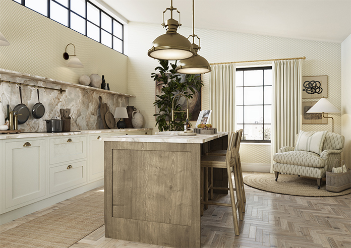 Adelaide, Winnies Stripe Bud Green - Made to Measure Curtains - Image 7